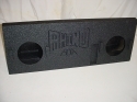 2-10'' or 12'' Slot Ported Truck Poly Sub box