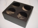 4x12'' Sealed Pro-Poly Sub woofer box